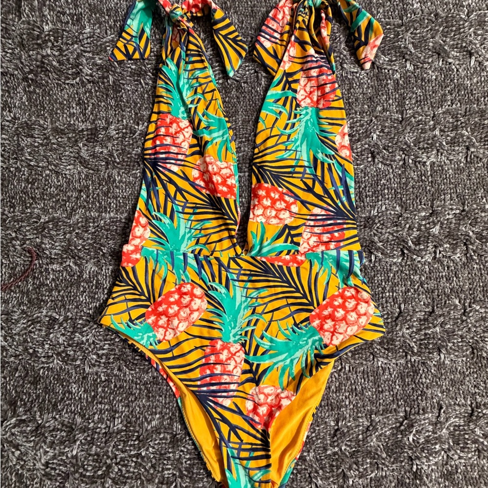 Aerie Pineapple one piece